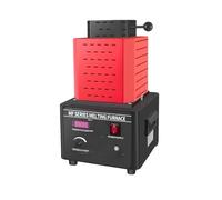 Forno Di Fusione Del'oro A Frequenza Intermedia Da 1600ºC, Rapida Oro, Argento, Rame, Ferro, Alluminio Riscaldamento Dei Metalli Sicuro Ed Efficiente(3KG/Red)