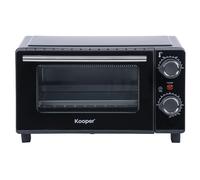 Forno elettrico 15 L, vetro temperato, 650 W, nero Kooper