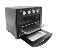 Forno elettrico, 1700 W, 25 l, con regolazione del tempo, intervallo di temperatura 80 - 230 °C, friggitrice e tostapane, 42 x 36 x 40 cm, 220 V, 50 Hz, con padella per pizza e struttura in filo