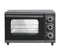 Forno elettrico 24 L, vetro temperato, 1300W, nero Kooper