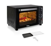 Tristar Forno Ventilato, Capacità 27L, 1500W, 6 Programmi, Timer 90 Min, Termostato 90-230 °C, Porta Doppio Vetro, Luce Interna, Accessori Inclusi, OV-3627
