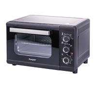 Forno elettrico 32L, vetro temperato, con luce, 1380W, nero Kooper