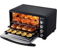 Forno elettrico a convezione con friggitrice ad aria, combinato da 40 litri con timer da 60 minuti, luce di cottura integrata, controllo della temperatura da 90℃ a 230℃, fornetto per arrosti
