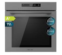 Cecotec Forno Integrabile 60 cm Bolero Hexa SM406000 Glass Grey A+. 2900 W, 72 L, 12 funzioni con Steak Master, Pizza Master, Steam Assist, Steam EasyClean, Modalità Eco e Defrost, Electronic Timer