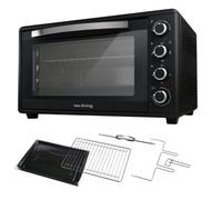 INNOLIVING - INN-793 Fornetto Elettrico Ventilato Potenza 2000 Watt Capacità 60 Litri Colore Nero - SPEDIZIONE GRATUITA