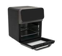 Forno elettrico con touchscreen LCD, funzione visiva, forno elettrico, scongelamento, capacità 13 l, con 2 teglie, per cuocere e grigliare varie prelibatezze, 10,63 x 10,23 x 12,6 cm