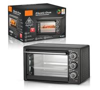 Forno Elettrico Da 22 Litri, Forno Domestico Multifunzionale Con Finestra Di Visualizzazione, Adatto For Patatine Fritte, Torte, Pane, Facile Da Usare