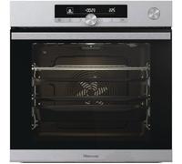 Hisense Forno Elettrico da Incasso Ventilato Multifunzione con Grill 77 Litri 60 cm Classe A+ Cottura a Vapore colore Inox / Nero - O643PX