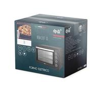 FORNO ELETTRICO DPM NEW CHEF 38 LT SMALTATO LUCE INTERNA VENTILATO TIMER NERO