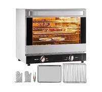 Forno elettrico multifunzione da appoggio, 21L 47L 66L Macchina da forno a 3/4 strati Tostapane for la casa Forno a convezione for pizza(66L)