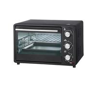 Forno Elettrico per Cottura e Riscaldamento Alimenti - Fornetto Elettrico con Termostato Regolabile, 23x16x27cm, 16L, 1200W, Nero