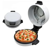 Forno Elettrico per Pizza da 15 Pollici da banco, Forno Elettrico per Pizza da 2000 W con Piedini Antiscivolo, Maniglia Cool-Touch Recentemente migliorata, Vassoio Antiaderente, Antiaderente e Facile