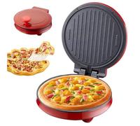 Forno Elettrico per Pizza, Pancake Maker Elettrico da 1000 W con Rivestimento Antiaderente, Teglia a Doppia Faccia, Facile da Pulire, Macchina per Pizza per Feste In Casa Al Ristorante