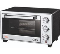 Forno Elettrico Statico Ciro 20 Litri Potenza 1380 Watt Colore Nero