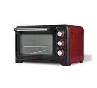 Forno Elettrico Ventilato 20L con Grill,Termostato, Doppio Vetro e Resistenze