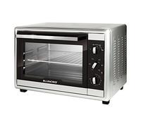 Forno Elettrico Ventilato 28 Litri BLUNORD BLUF28PROF - Porta con Doppio Vetro, Interni Neri Antiaderenti, Timer 60 Min, Termostato 100-230°C, Luce Interna, Accessori Inclusi