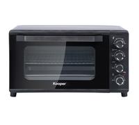 Forno elettrico ventilato 55 L 2000 W, nero, Kooper