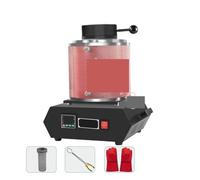Forno for e 'oro, crogiolo di grafite da 1500 W for strumento gioielli for alluminio rame arnto oro Levigatrice(3KG red)
