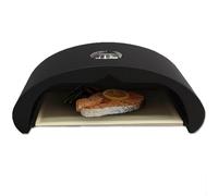 Forno For Pizza Aperto Da 12 Pollici For Grill, Forno For Pizza Portatile Con Piano Superiore Piatto, Con Pietra For Pizza E Termometro Visivo, Cottura Ad Alta Temperatura A 520°