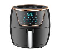 Forno friggitrice ad aria, 7,2 l, 8 funzioni personalizzabili in una, griglia, cottura al forno, disidratazione, cestello antiaderente, salvaspazio, 1500 W (colore: touch screen) Stabilize
