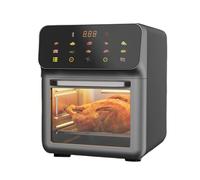 Forno friggitrice ad aria - Forno tostapane da cucina con friggitrice ad aria - Disidratatore a 2 ripiani da 15 l per grigliare e cuocere per pizza, pollo filetto di patatine fritte
