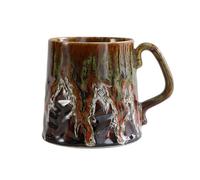 Forno in ceramica da 500 ml che si trasforma in una tazza di grande capacità, per la casa, personalità, creatività, forno che torna verde