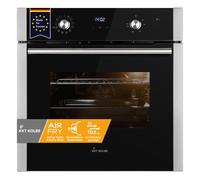 Forno da incasso 60 cm / 70L / 3kW / Griglia/Aria calda/Cassetti telescopici/Timer automatico / BO8810SS
