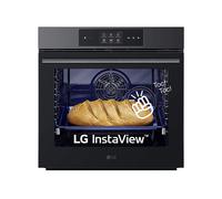 LG InstaView WSED7665B Forno da Incasso a Vapore, classe A++, 76L, 300°C, Display touch 4,3", Air Fry, Sous Vide, Modalità Pizza, Pulizia EasyClean, Pirolisi, Wi-Fi, Cerniere Ammortizzate, Nero