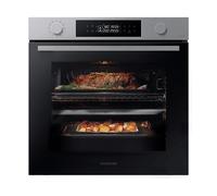 FORNO INCASSO SAMSUNG NV7B44403BS/U5, capacità interna 76 litri, dimensioni: L 56 cm A 59 P 55 cm, black inox, funzione a vapore, classe A+