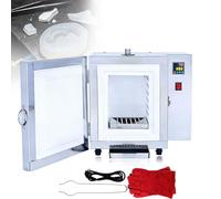 Forno industriale da 1500 W per fusione di gioielli, controllo della temperatura PID, alta temperatura 8/900 °C, per asciugatura di stampi in gesso, ricottura di metalli, laboratorio(4-STAGE HEATING)