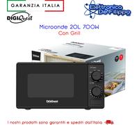 Forno Microonde Digiquest GrillWave 20L Con Grill 700W