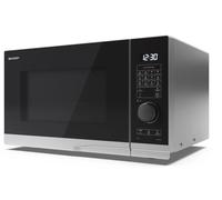Sharp YC-PG284AE-S forno a microonde Nero, Argento Microonde con grill Superficie piana 28 L 900 W