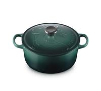 Forno olandese rotondo in rilievo Le Creuset Wicked Collection Elphaba 4,5 Qt...