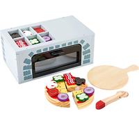 small foot 11204 Wooden pizza oven, ideal for children's kitchens, with pizza, p