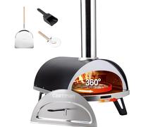Forno per pizza da esterno 30,5 cm, forni a legna per pizza e pala a pellet e borsa per il trasporto