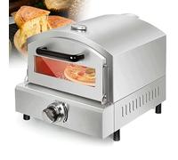 Forno per pizza da esterno, a legna e a gas, con tagliapizza, soluzione versatile per cucinare all'aperto per pizze perfette