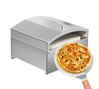 Forno per pizza da esterno in acciaio inox con pietra per pizza, set di accessori per Traeger/Pit Boss/Camp Chef/braci a pellet di legno affumicatore griglie