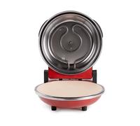 DOMO DO9284PZ - Forno per pizza "My Express", in pietra ceramica, 1200 W, colore: Rosso