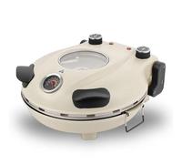 Forno per pizza elettrico, forno per pizza fino a 420 °C, riscaldamento alto/basso per pizza fatta in casa o surgelata, torta focolaio, Quiche o involucri 12 IN, 1800 Watt, cucinato una pizza gustosa