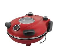 Forno per pizza elettrico, forno per pizza fino a 420 °C, riscaldamento alto/basso per pizza fatta in casa o surgelata, torta focolaio, Quiche o involucri 12 IN, 1800 Watt, cucinato una pizza gustosa