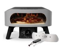 Forno Pizza a Gas 13” Cozze CLASSIC 30mbar Acciaio Inox Pietra + Termometro [EEK: A]