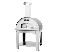 Forno pizza a LEGNA BULL Extra Large 80x60cm con carrello