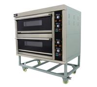 Forno Pizza Professionale Doppia Camera 400°C + Pala 12 Pizze
