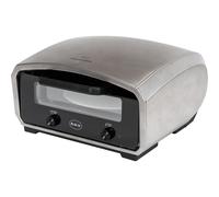 R.G.V. Forno Pizza Vulcano 33cm Piatto Girevole 450°C Touchscreen Silver/Nero