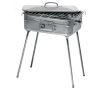 forno rettangolare pic-nic fornacella in lamiera barbecue carbonella