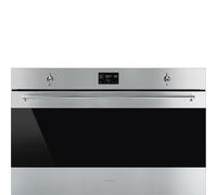 Smeg SFP9302TX Forno Elettrico Multifunzione, 90 Cm, 115L, Termoventilato, Tripla ventola, Pirolitico, Inox Antimpronta, Classe Energetica A+