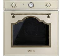 Forno smeg elettrico ventilato ad incasso per cucina colore panna estetica cortina sf700po