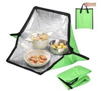 Forno solare portatile, fornello pieghevole da esterno con riscaldatore, fornello solare leggero, include custodia, ideale per campeggio, escursionismo, viaggi