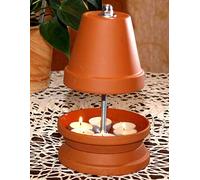 ▀ Forno tealight ▀ per Un Massimo di 6 tealights Riscaldamento tealight Camino Repellente per zanzare Giardino terrazza Candela Stufa Tavolo Camino Candele profumate Soggiorno Decorazione Forno