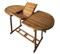 FORNOR 16558 TAVOLO OVALE ESTENSIBILE 150/200 x 90 x 90 x 74 cm
